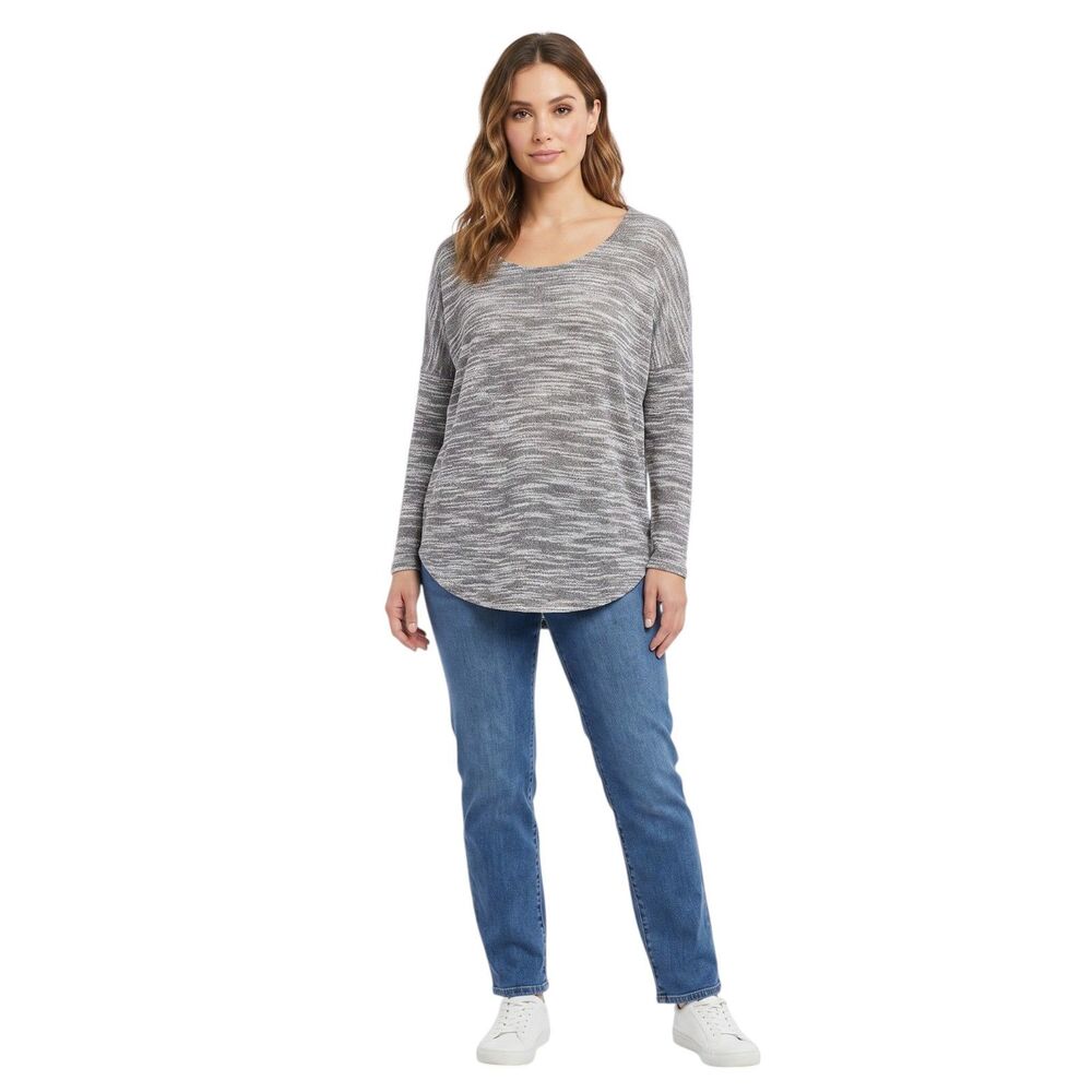 Olive & Oak Dolman Sleeve Charcoal Top